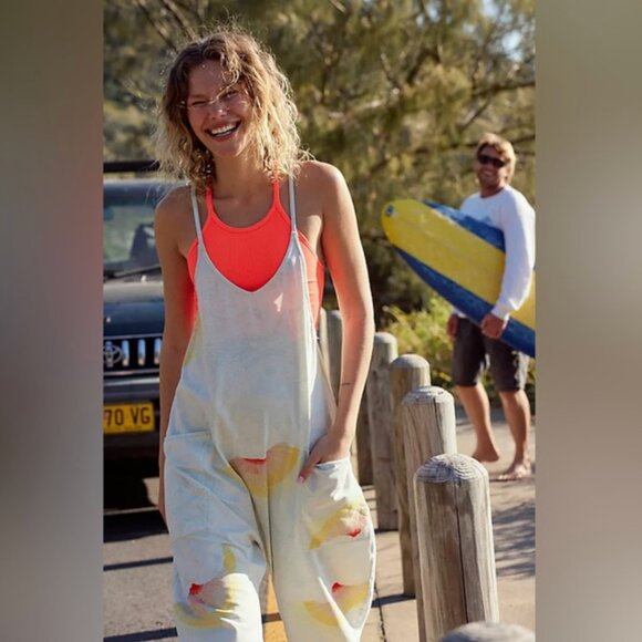 Free People Hot Shot Printed Onesie - Picture 4 of 6